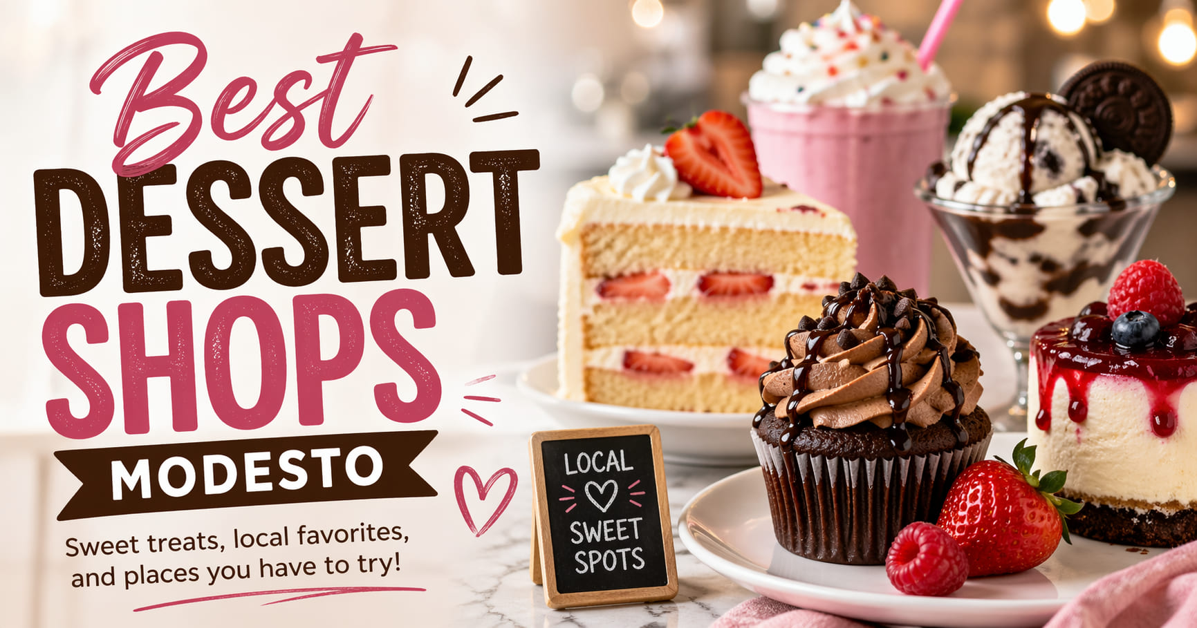 Best dessert shops in Modesto California 2026